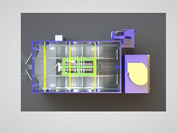 Обитаемая камера дробеструйной обработки внутреннего исполнения SPK-7.4.3